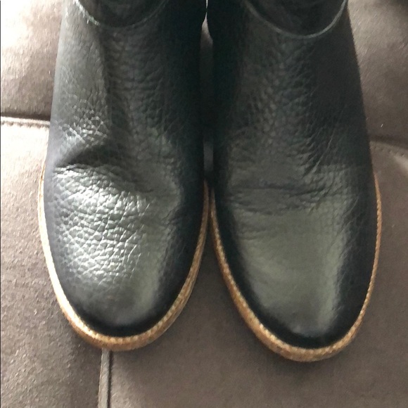 Madewell Black Leather Perrie Booties - Picture 6 of 8